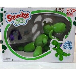 Squeakee The Balloon Dino | Interactive Dinosaur Pet Toy That Stomps & Roars NIB
